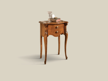 5420 - Rectangular wooden bedside table with drawers by Tarocco Vaccari Group - view 2